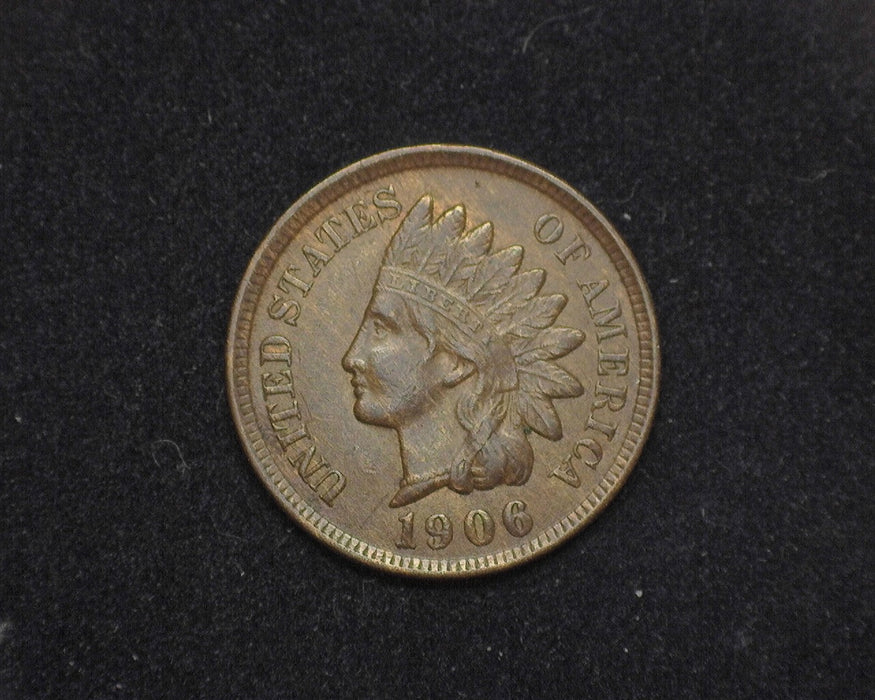 1906 Indian Head Penny/Cent AU - US Coin