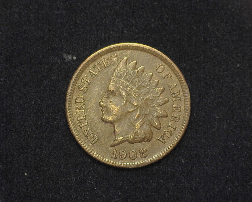 1908 S Indian Head Penny/Cent XF - US Coin