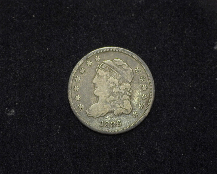 1836 Capped Bust Half Dime F - US Coin