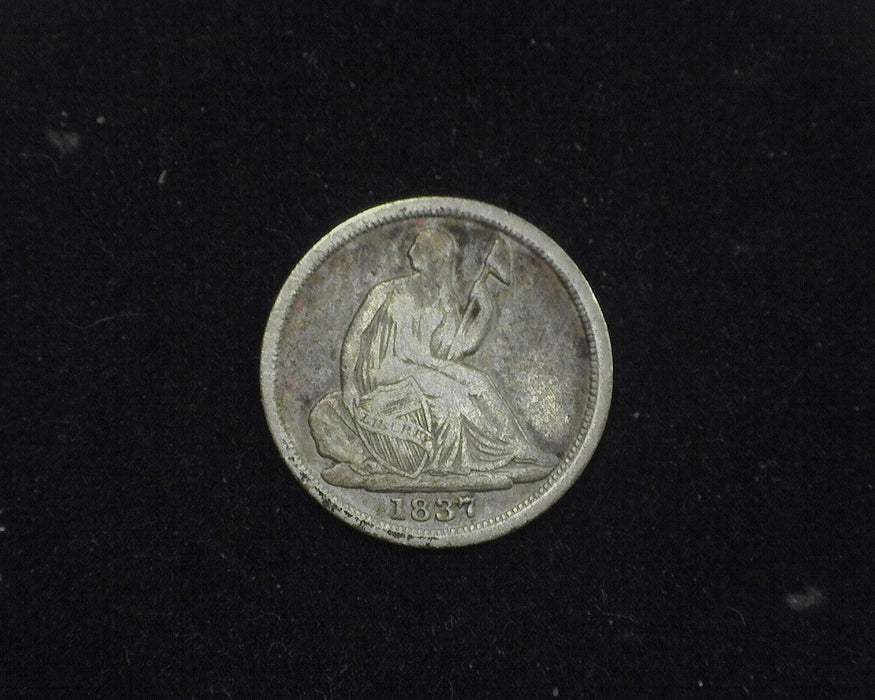 1837 Liberty Seated Half Dime F No stars - US Coin