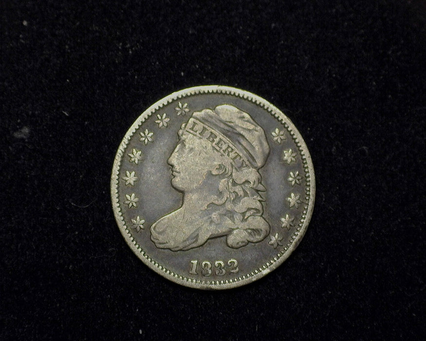 1832 Capped Bust Dime F - US Coin