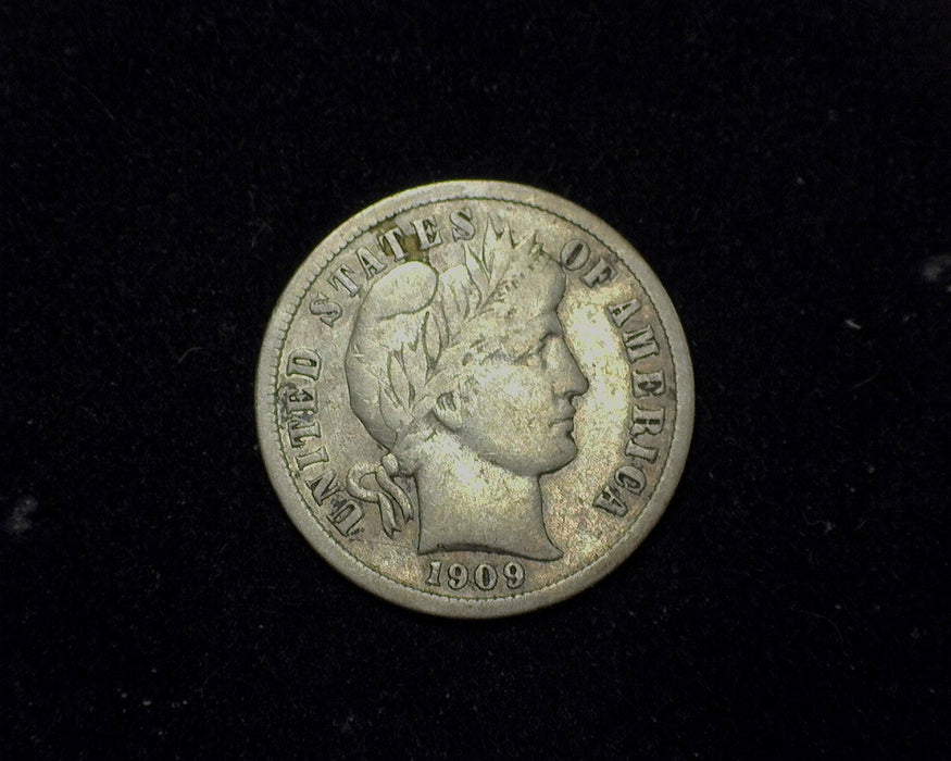 1909 S Barber Dime F/VF - US Coin