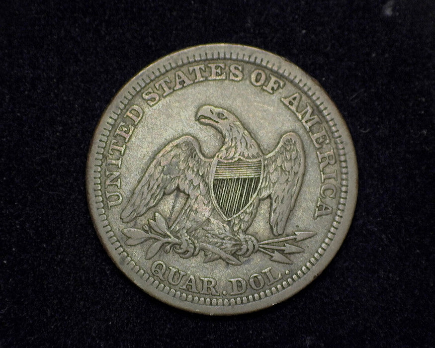 1857 Liberty Seated Quarter VF - US Coin