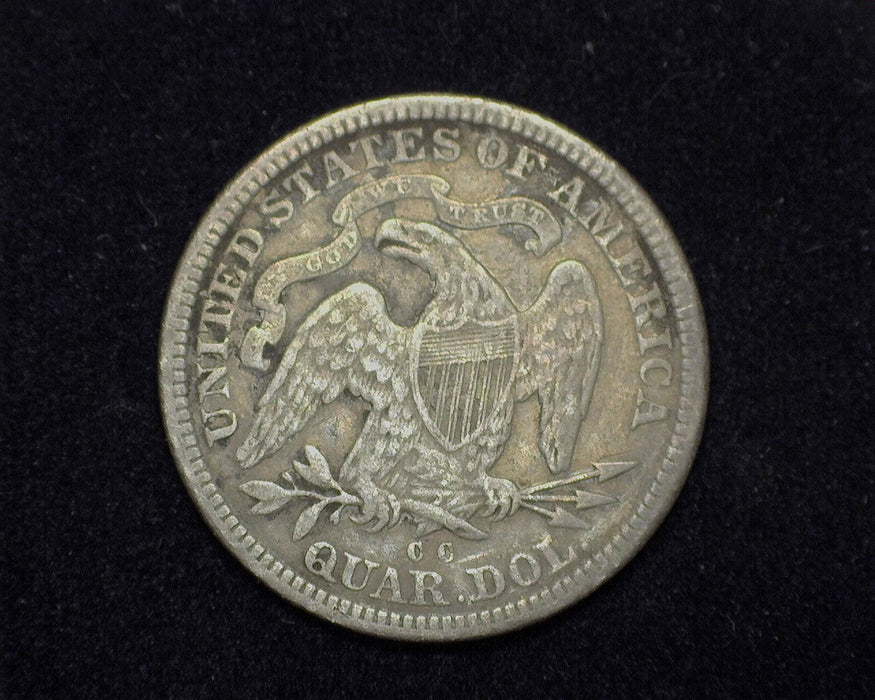 1877 CC Liberty Seated Quarter F - US Coin