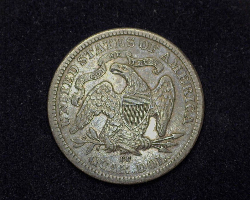 1877 CC Liberty Seated Quarter XF/AU - US Coin