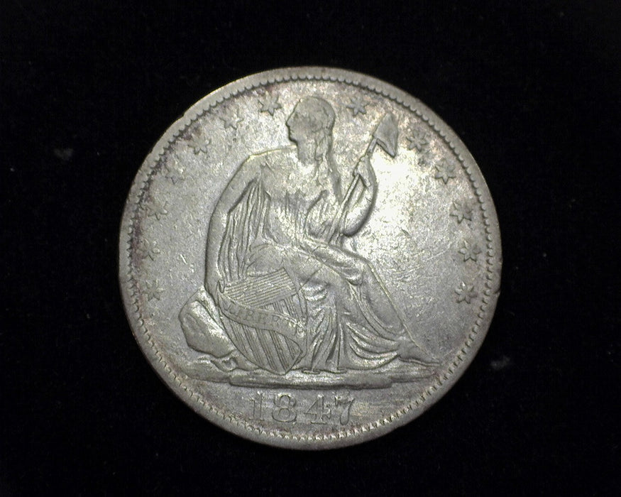 1847 O Liberty Seated Half Dollar F/VF - US Coin