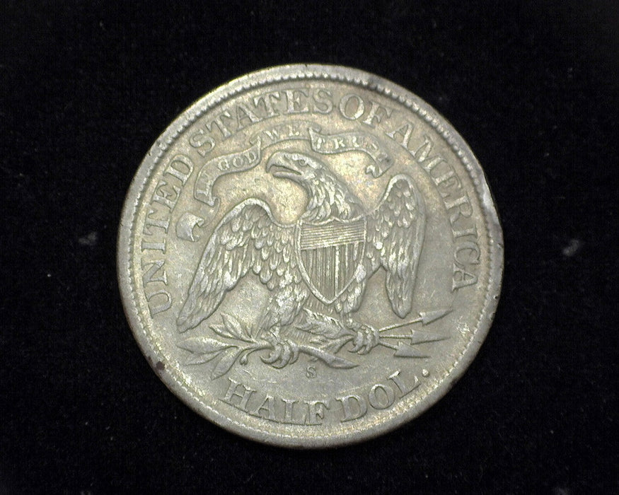 1868 S Liberty Seated Half Dollar XF - US Coin