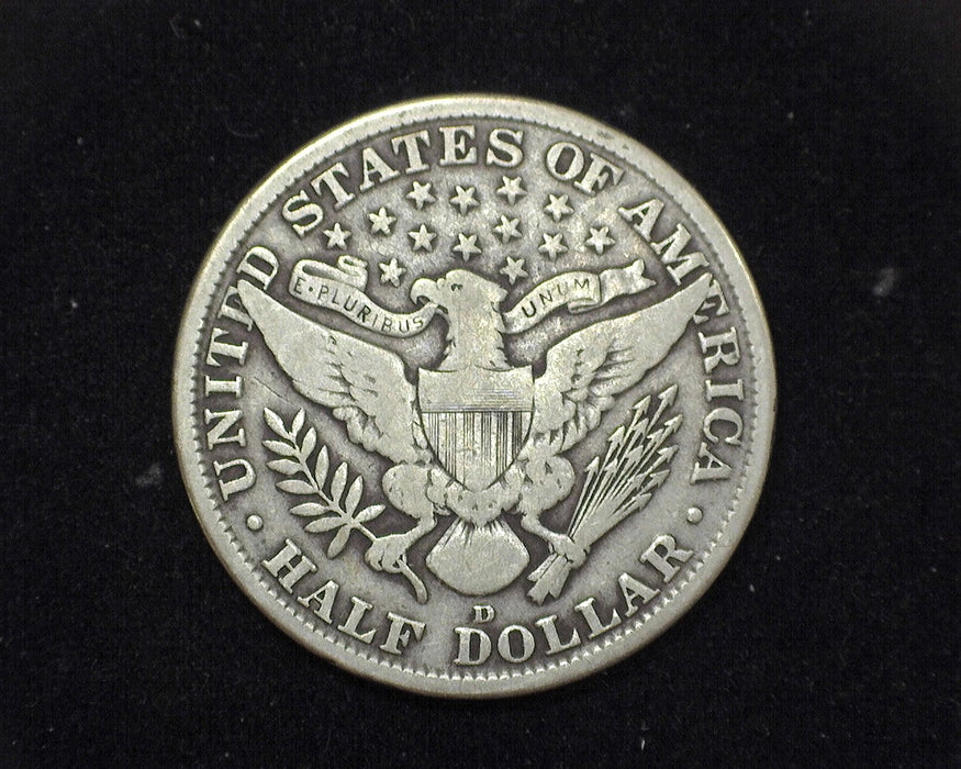 1912 D Barber Half Dollar F - US Coin