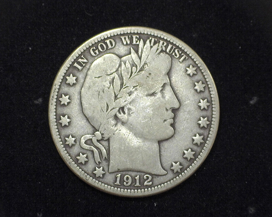 1912 D Barber Half Dollar F - US Coin