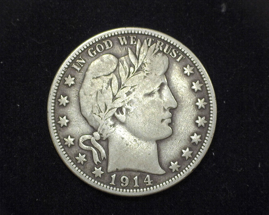 1914 Barber Half Dollar F/VF - US Coin