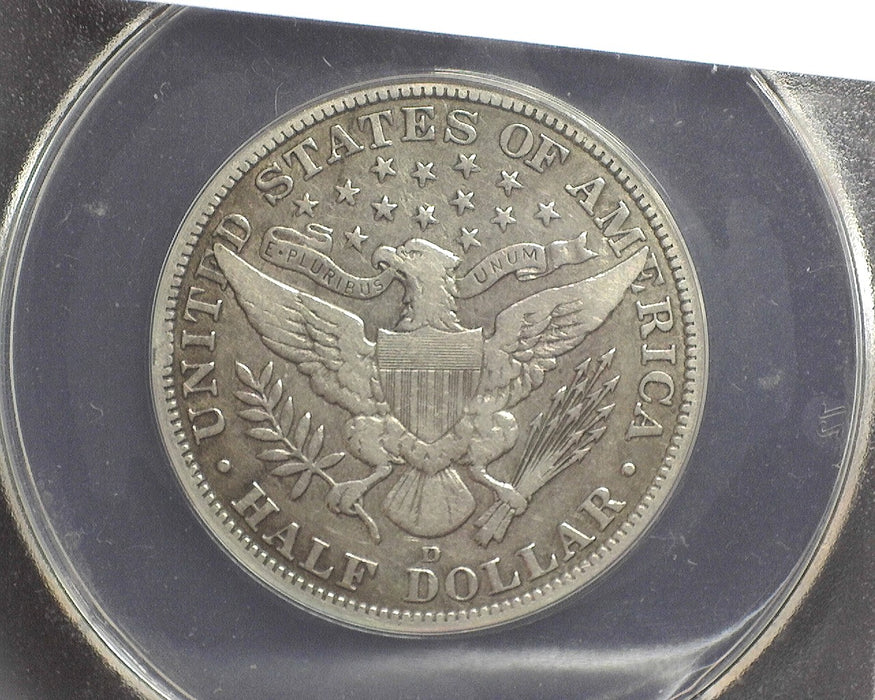 1912 D Barber Half Dollar F 15 - US Coin