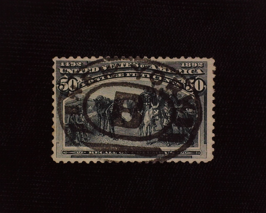 HS&C: US #240 Stamp Used Deep color. VF