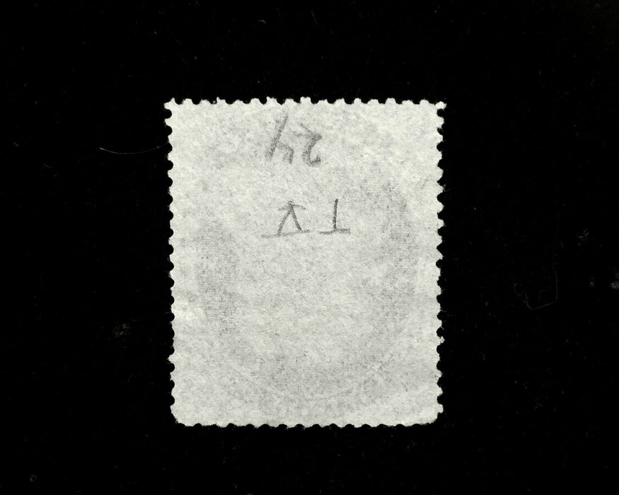 #24 Very choice used stamp with faint black grid cancel. Used Vf/Xf US Stamp