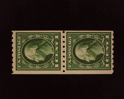 HS&C: US #410 Stamp Mint Fresh vertical pair. VF NH