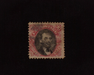 HS&C: US #122 Stamp Used Small faults. Nice color and faint cancel. F