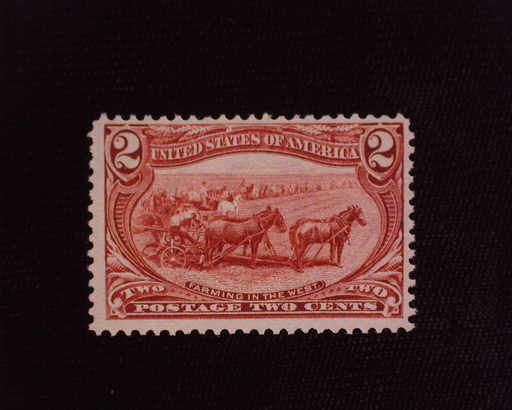 HS&C: US #286 Stamp Mint Fresh. F/VF NH