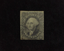 HS&C: US #17 Stamp Used Sealed. Tear at top.