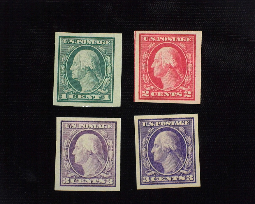 HS&C: US #481 - 484 Stamp Mint XF NH