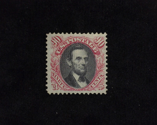 HS&C: US #122 Stamp Mint Bright color stamp with distrubed o.g. Nice appearance. F/VF