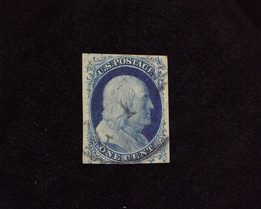 HS&C: US #9 Stamp Used Corner creases. Fresh. VF/XF