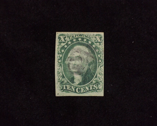 HS&C: US #14 Stamp Used Tiny thin. F/VF