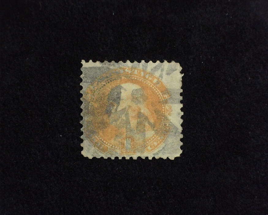 HS&C: US #112 Stamp Used Fancy Star Cork cancel. AVG