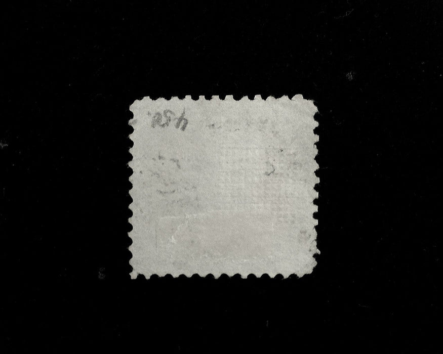 #112 Fancy Star Cork cancel. Used AVG US Stamp