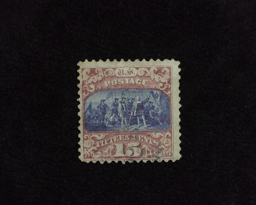 HS&C: US #119 Stamp Used Faint cancel. F