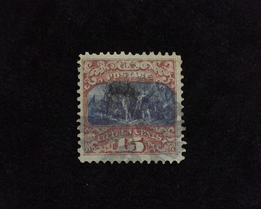 HS&C: US #119 Stamp Used Fresh stamp. VF