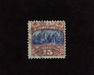 HS&C: US #119 Stamp Used Fresh stamp with faint cancel. F