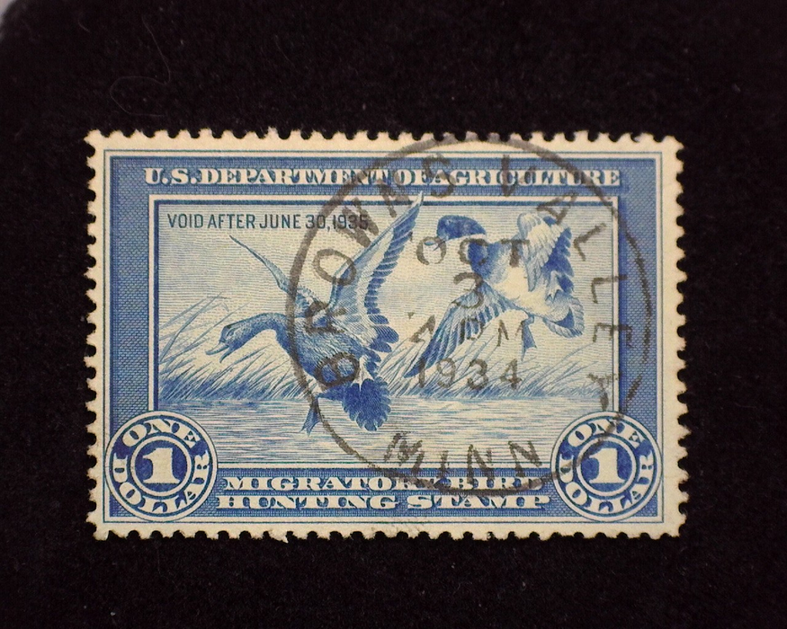 HS&C: US #RW1 Stamp Used Fresh and choice. VF