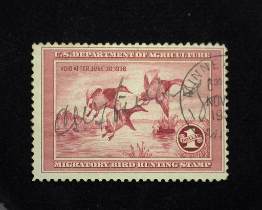 HS&C: US #RW2 Stamp Used F