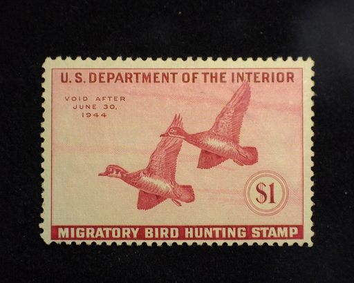 HS&C: US #RW10 Stamp Mint F H