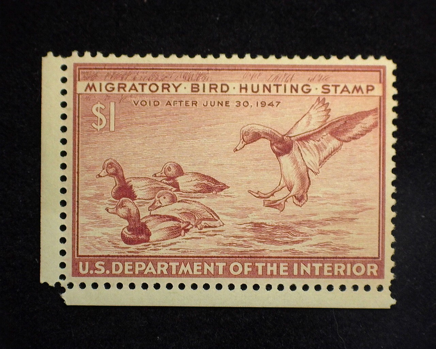 HS&C: US #RW13 Stamp Mint Gum skip. XF NH