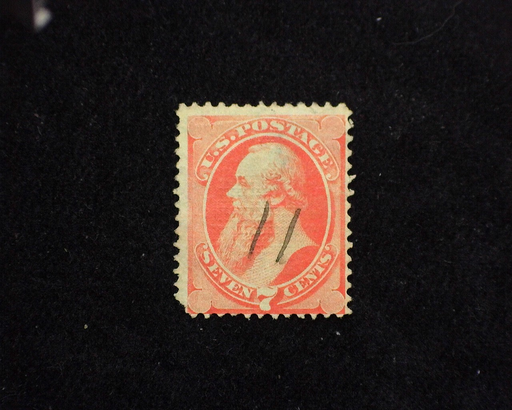 HS&C: US #138 Stamp Used Tiny perf tear and rounded corner. F