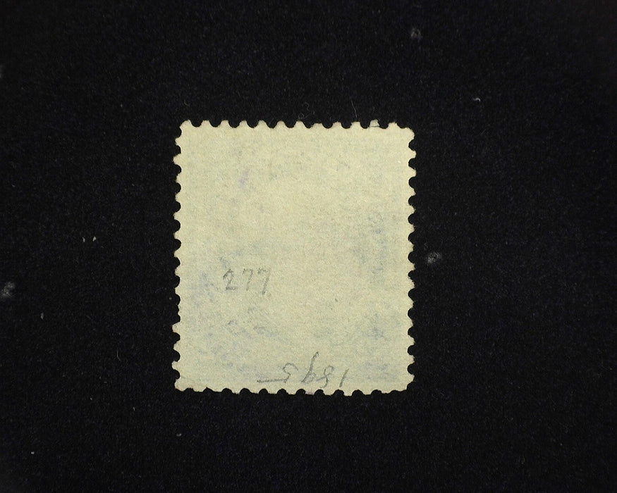 #277 Used Fresh used stamp with pin head thin Vf/Xf US Stamp