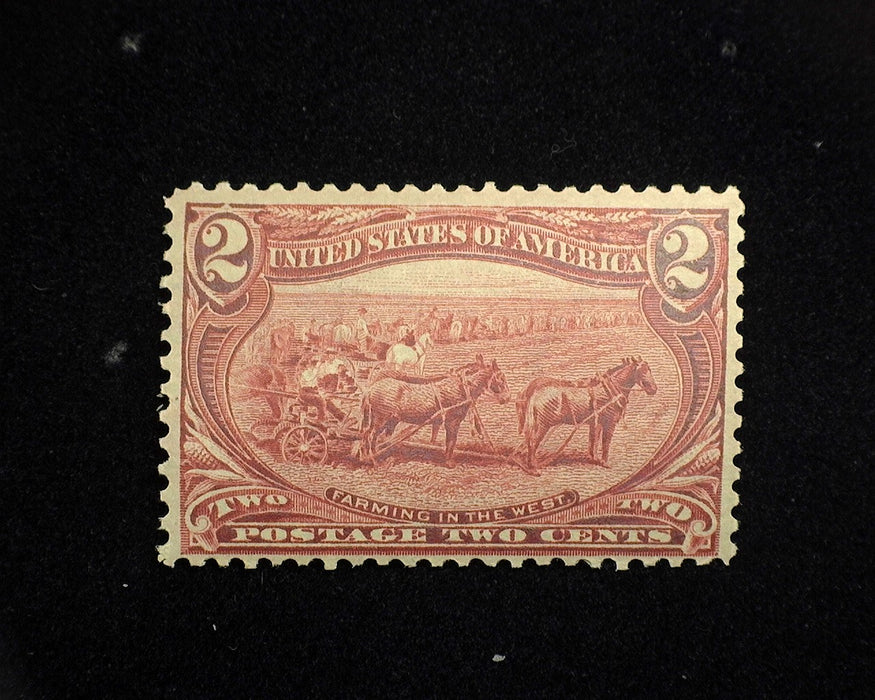 #286 2 cent Trans Mississippi Mint F NH US Stamp