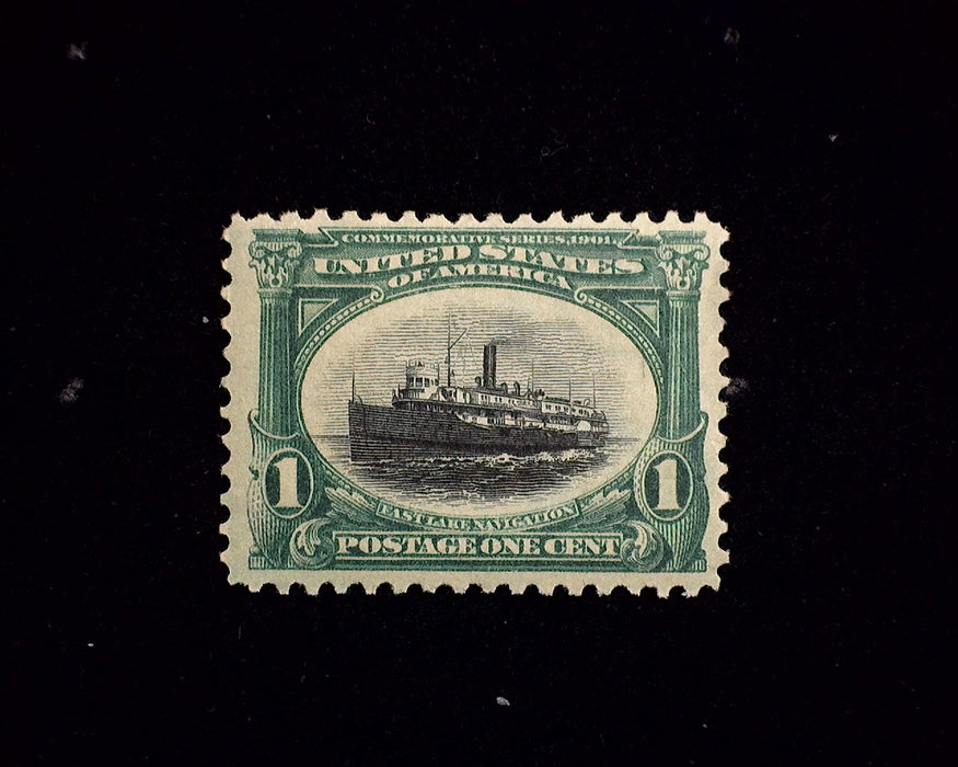 #294 MNH 1 cent Pan American Natural gum crease VF US Stamp