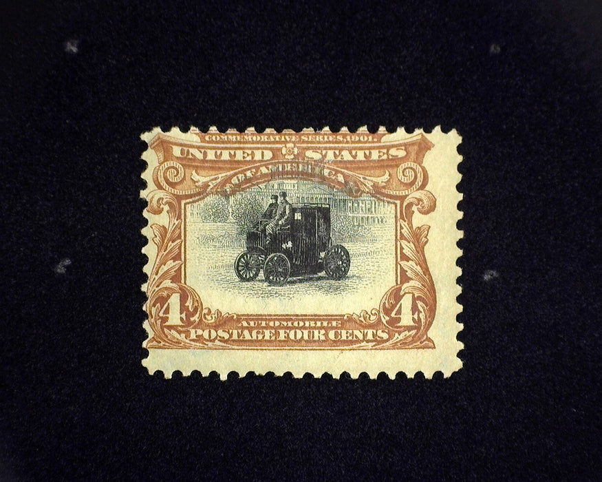 #296 MH 4 cent Pan American. AVG US Stamp