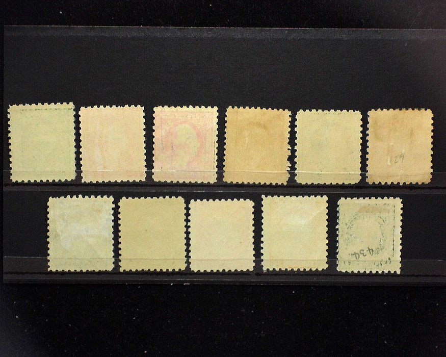 #424-434 MH 1913 issue 424-434. F US Stamp