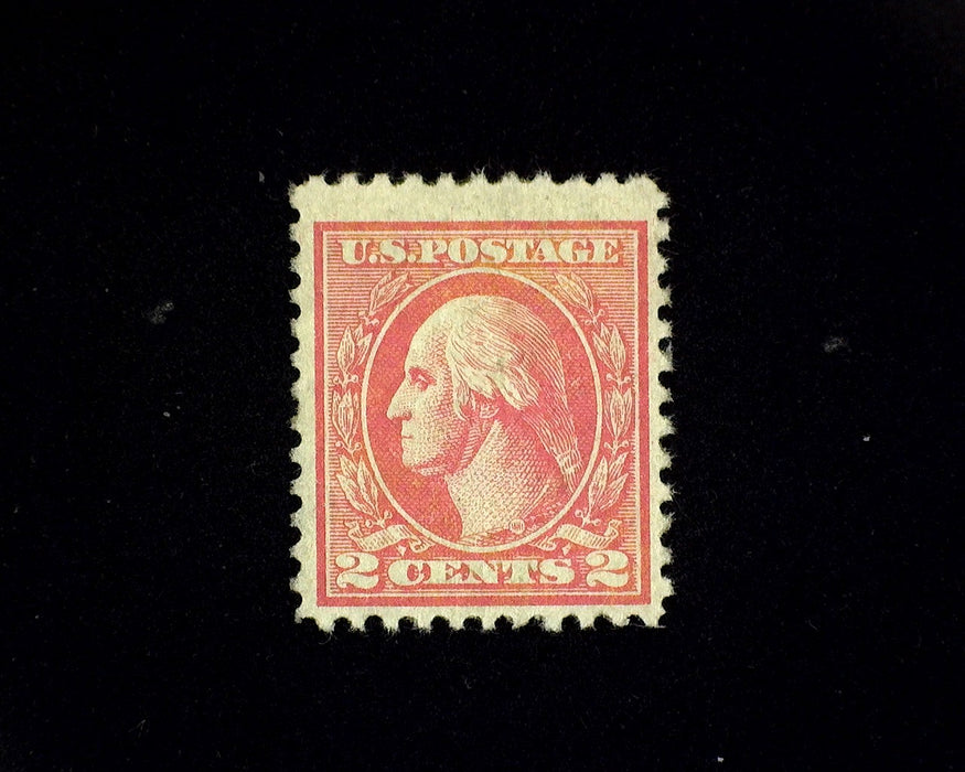 #528B MLH Horizontal mount mark. VF US Stamp