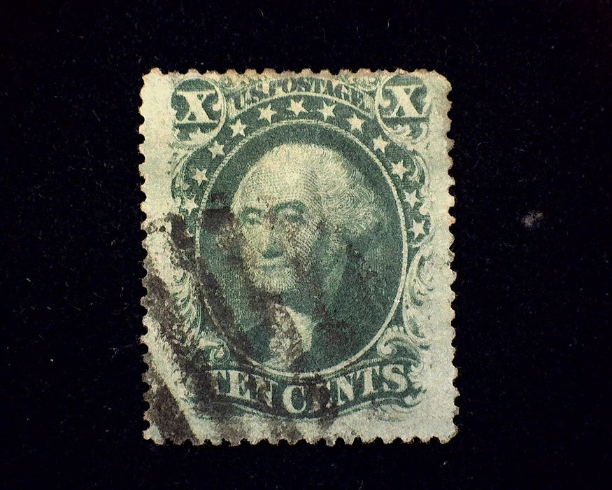 #35 Faint corner crease. VF Used US Stamp