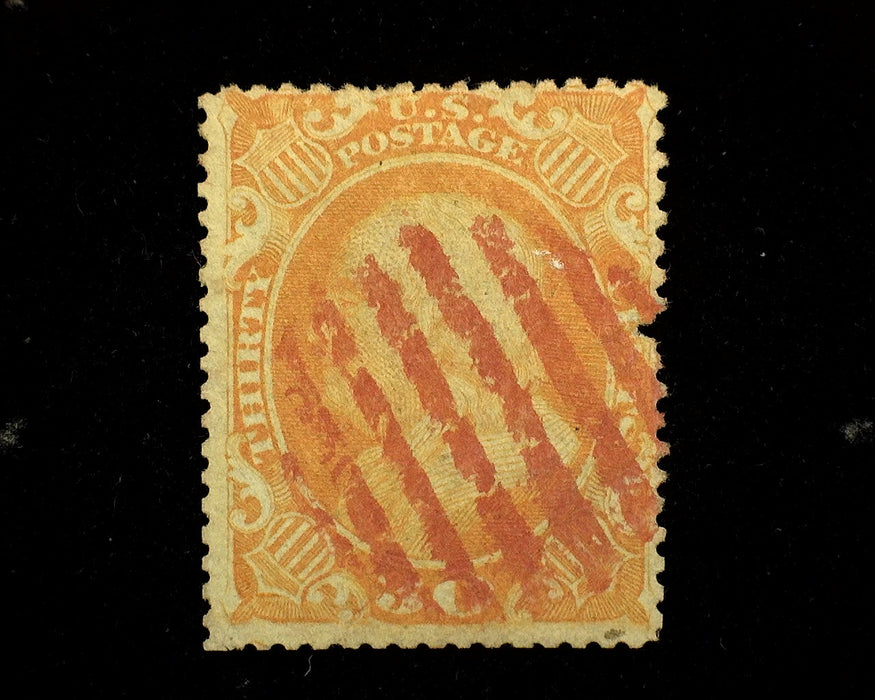 #38 Pulled perf. F/VF Used US Stamp