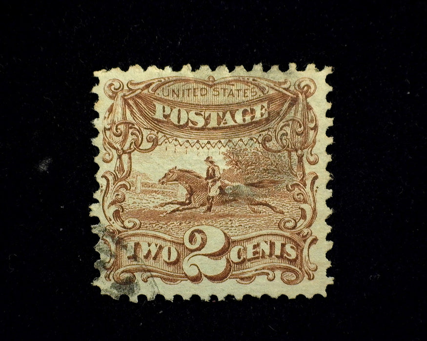 #113 Fresh stamp with faint cancel. Used Vf/Xf US Stamp