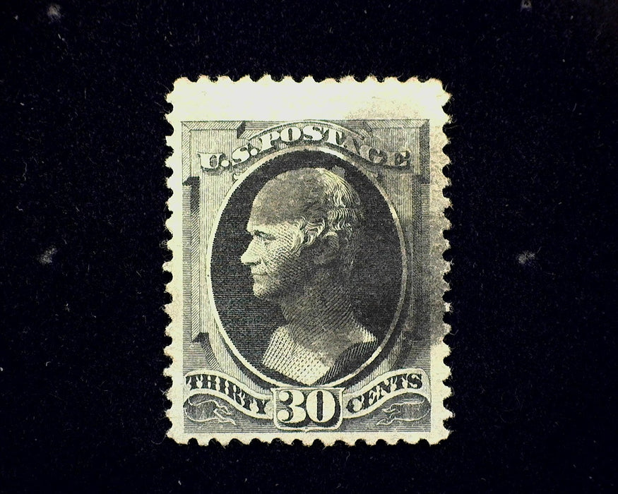 #190 Huge top margin Used VF US Stamp