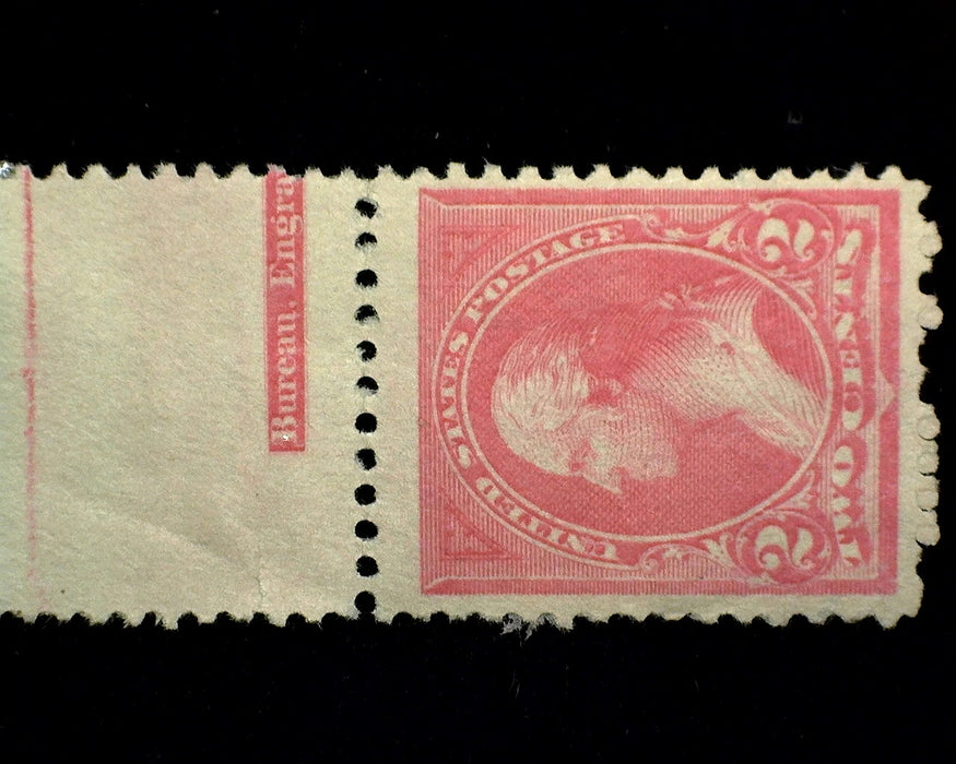 #248 Fresh impt. margin single. Mint F/VF LH US Stamp