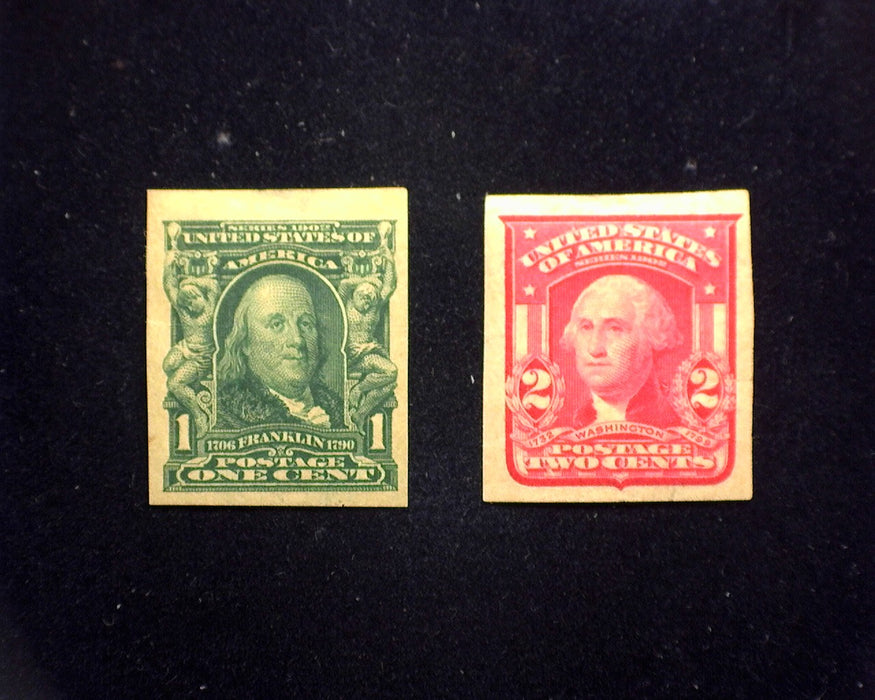 #314, 320 Vf/Xf H Mint US Stamp