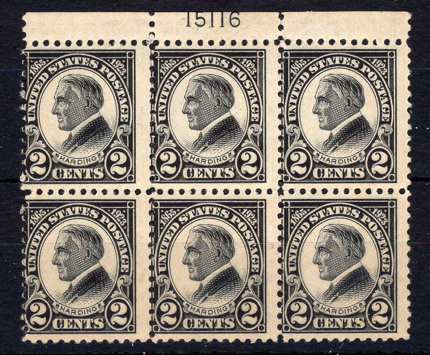 #610 Plate block #15116 AVG NH Mint US Stamp