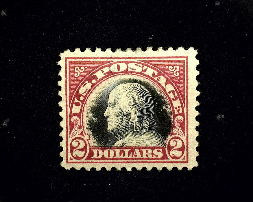 #547 2 Dollar Franklin VF Used Very faint cancel US Stamp