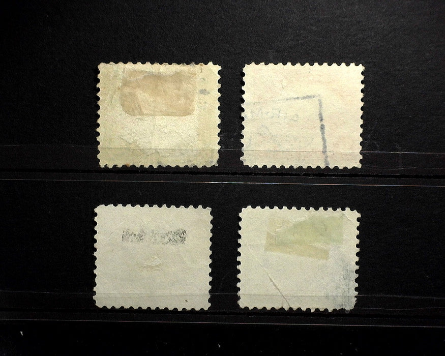 #C1, C2, C5, C6 1918- 1923 Airmail issue F/VF Used Faults US Stamp